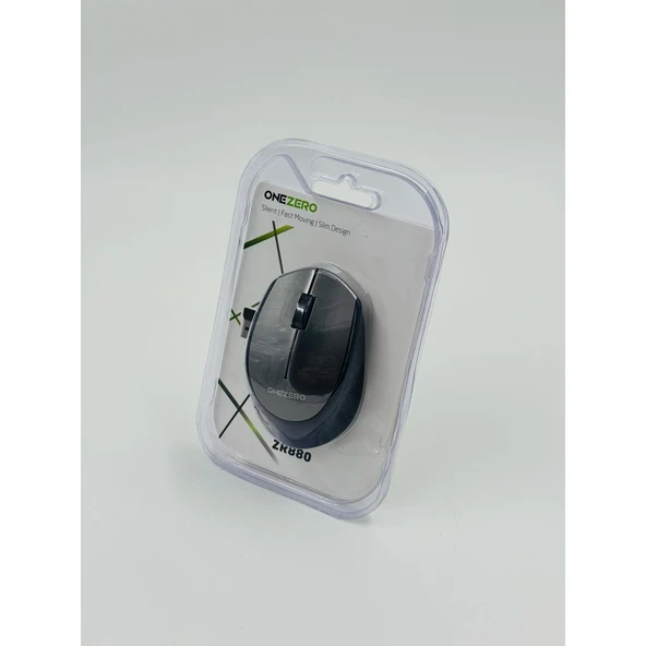 ZR880 Gri Wireless Mouse ürün görseli 1