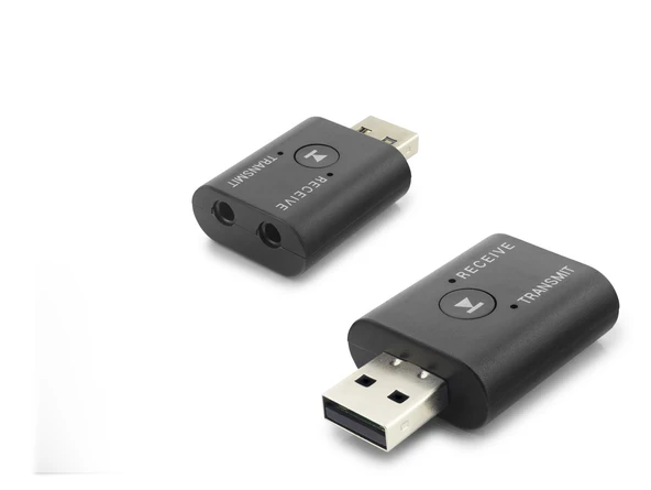 Usb Bluetooth Ses Verici + Alıcı Adaptör 2 In 1 - Siyah HD9006 ürün görseli 1