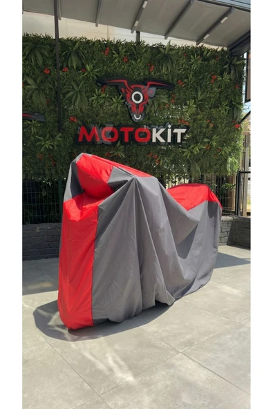 MOTOKIT Universal Lüx Premium Suya ve Güneş Işınlarına Karşı Dayanıklı Motosiklet Brandası ürün görseli 1