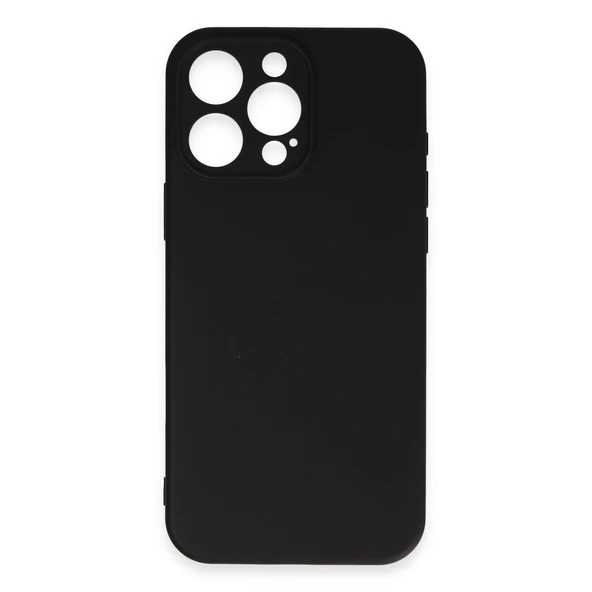 Apple İphone 16 Pro Kılıf First Silikon - Siyah - Resim 3