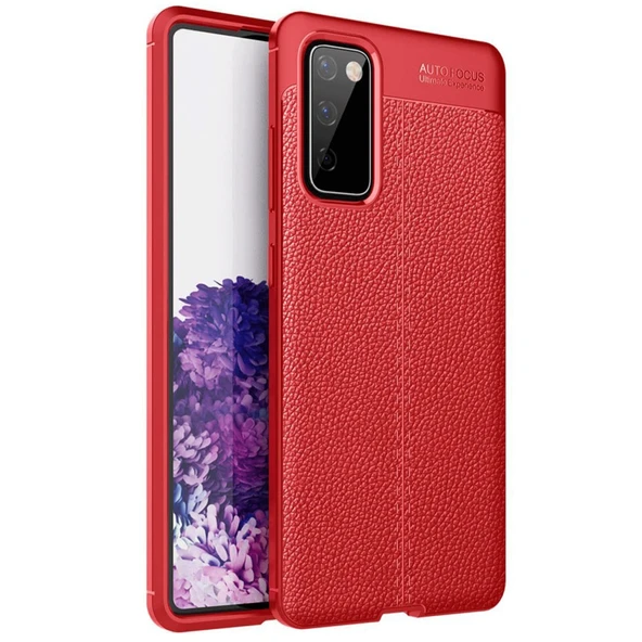 Samsung Galaxy S20 Fe Kılıf Auto Focus Kapak - Kırmızı ürün görseli 1