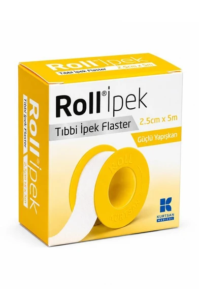 Roll İpek 2.5cm x 5m Tıbbi Flaster ürün görseli 1