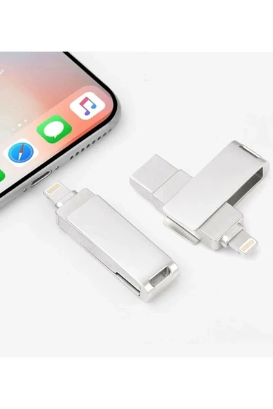 Otg Iphone Usb Flash Bellek 6 6s 7 7s 8 X Plus Xr Xs Max Uyumlu ürün görseli 1
