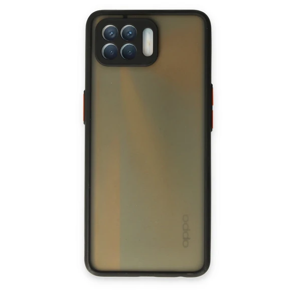 Oppo Reno 4 Lite Kılıf Montreal Silikon Kapak - Siyah ürün görseli 1