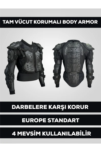 TURTLE Body Armor Tam Vücut Korumalı Motosiklet Body Armour ürün görseli 1