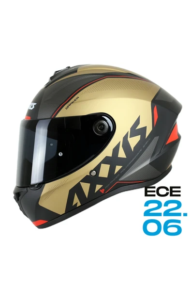 AXXIS DRAKEN S GEAR A9 DOT VE ECE 22.06 SİYAH VİZÖR HEDİYELİ ürün görseli 1