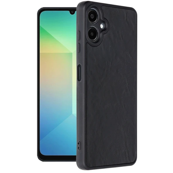 Samsung Galaxy A06 Kılıf Aras Deri Kapak - Kırmızı ürün görseli 1