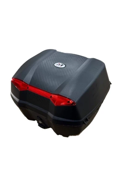 MOTOKIT 52 LİTRE UNİVERSAL SIRT DAYAMALI MOTOSİKLET ÇANTASI SİYAH ürün görseli 1