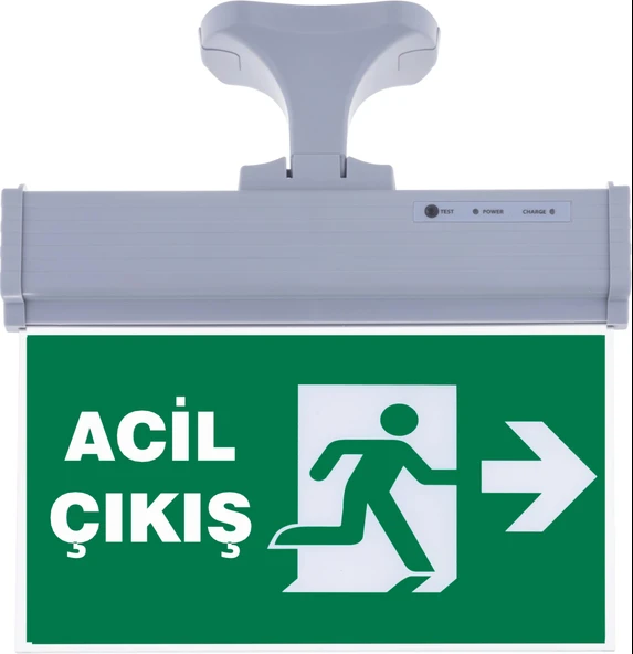 SG071-S3 Çift Yönlü Acil Yönlendirme Armatürü (Askı Aparatlı) Acil Çıkış Sağ-Sol ürün görseli 1