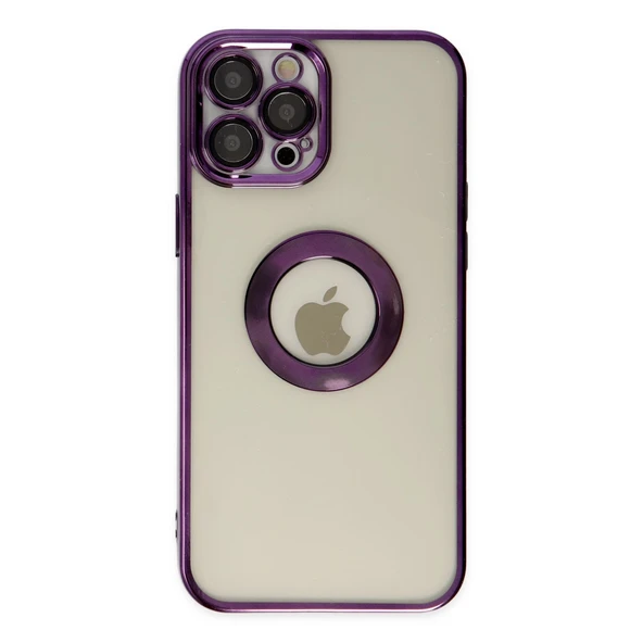 Apple İphone 12 Pro Kılıf Slot Silikon - Mor ürün görseli 1