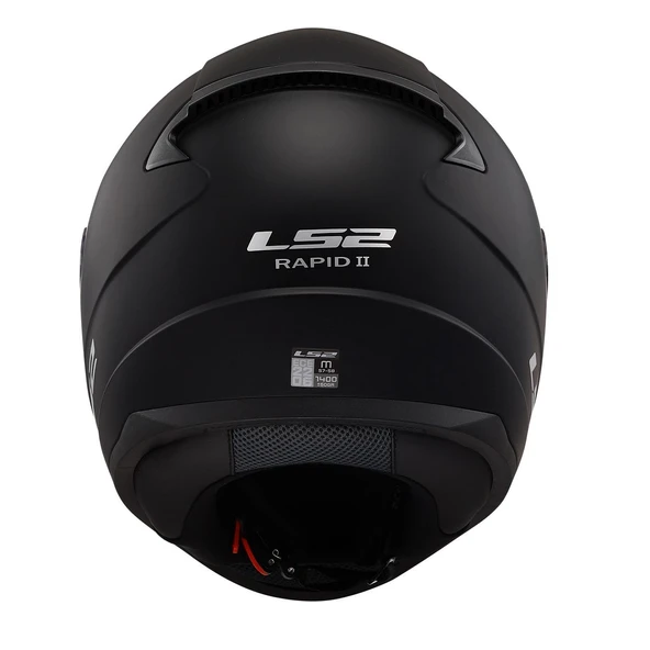 LS2 RAPID 2 MAT SİYAH KASK - Resim 4