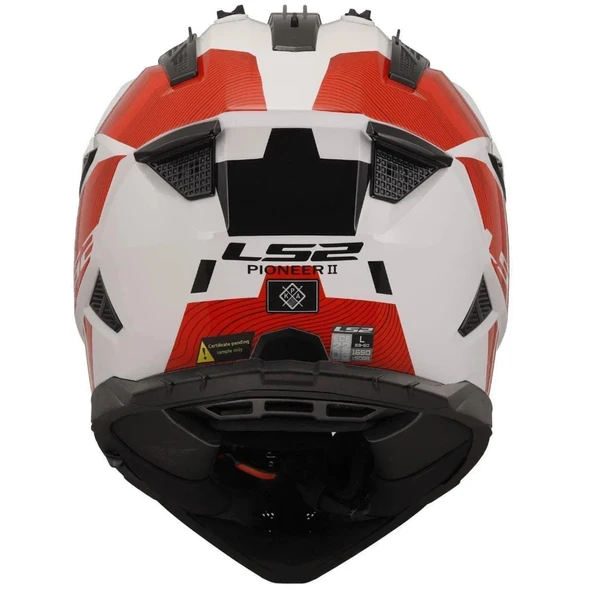 LS2 PIONEER 2 HILL WHITE RED - Resim 3