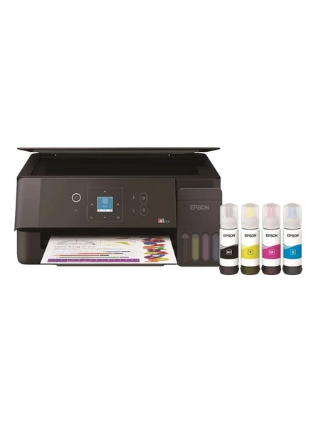 Epson EcoTank L3360 Wi-Fi + Tarayıcı + Fotokopi Renkli Çok Fonksiyonlu Tanklı Mürekkep Püskürtmeli Yazıcı ürün görseli 1