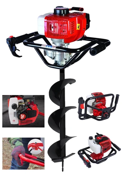 POWER BLACK BENZİNLİ TOPRAK BURGU MAKİNESİ 1 METRE ürün görseli 1