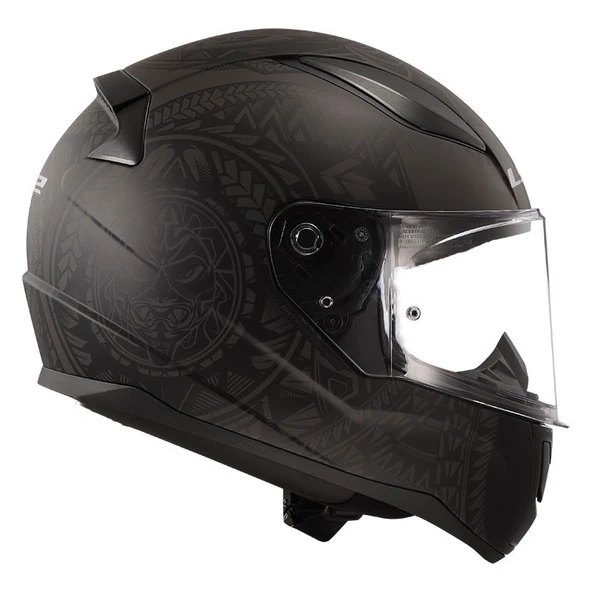 LS2 RAPID 2 TAKAROA MAT SİYAH KASK - Resim 2