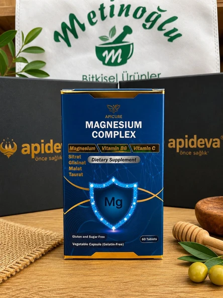 Apicure Magnezyum Kompleks 60 Tablet - Resim 2