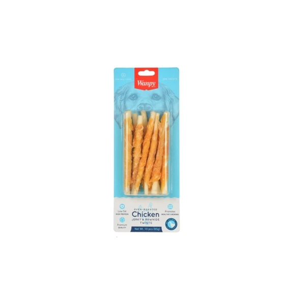 Wanpy Tavuk Sargılı Çiğneme Çubukları Köpek Ödülü 85gr ürün görseli 1