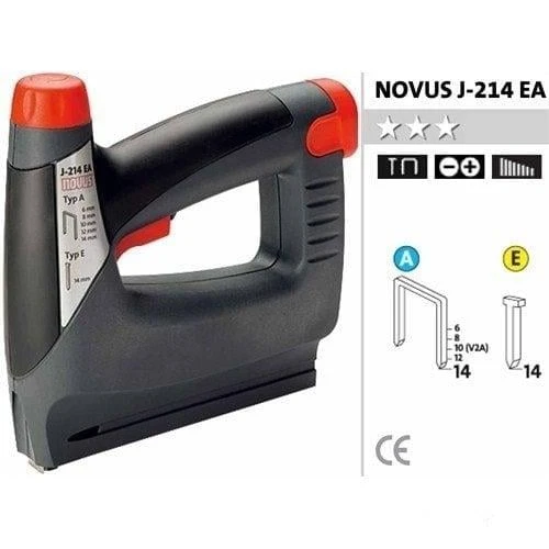 Novus J-214 Li-İon Akülü Zımba ve Çivi Çakma Makinası 6-14 mm ürün görseli 1