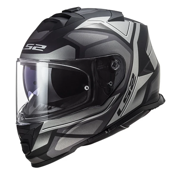LS2 STORM 2 FASTER MAT TITANIUM KASK ürün görseli 1