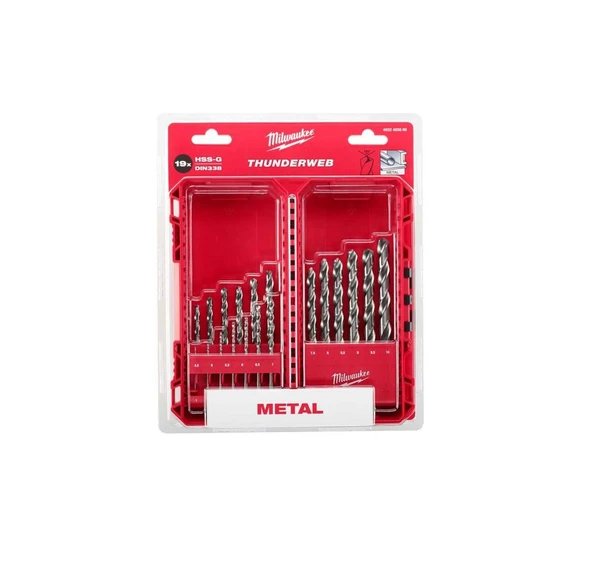 Milwaukee Thunderweb Metal Matkap Ucu Seti 19 Prç ürün görseli 1