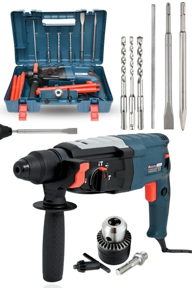 Mur-Cell Mur-hlt005 900w Metal Şanzıman Darbeli Matkap Kırıcı Delici Hilti 2-28mm ürün görseli 1