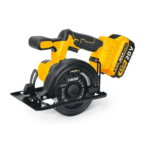 SGS Li-İon Akülü Kömürsüz Motor Şarjlı Granit Mermer Kesici 20V / 4,0 ah ürün görseli 1