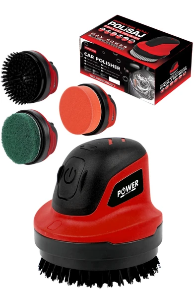 POWER BLACK POLİSAJ MAKİNESİ ŞARJLI PASTA BOYA MAKİNESİ ürün görseli 1