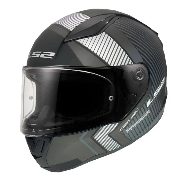 LS2 RAPİD 2 EXTRA MAT SİYAH-GRİ KASK ürün görseli 1