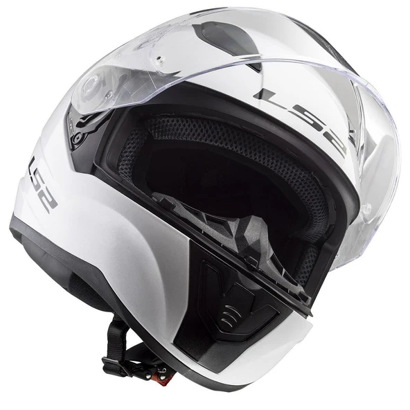 LS2 RAPID 2 SOLID WHITE KASK - Resim 3