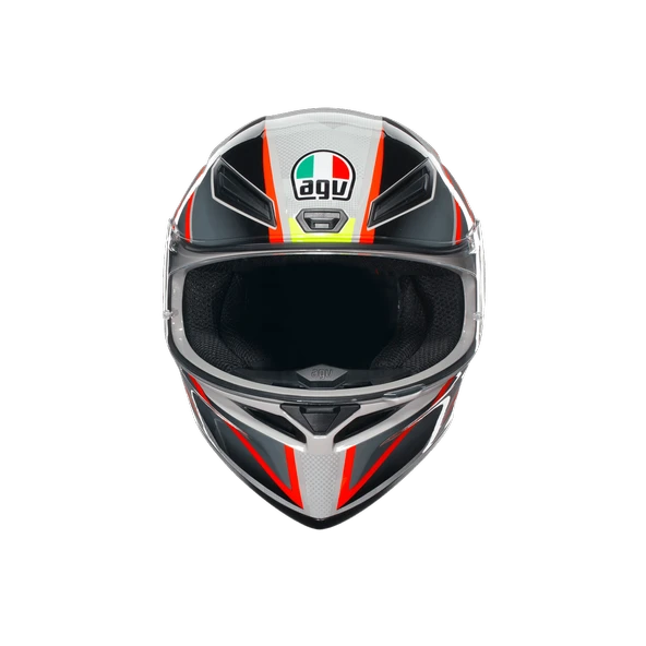 AGV KASK K1 S BLIPPER GREY RED KASK - Resim 4