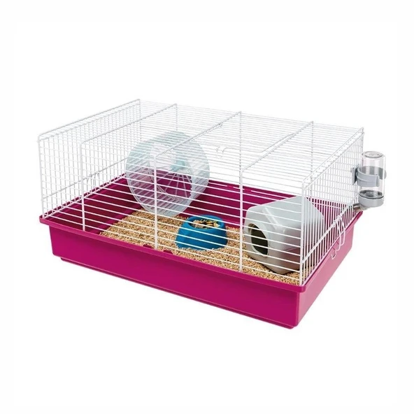 Ferplast Criceti 9 Beyaz Demirli Hamster Kafesi 46x29x23 cm ürün görseli 1