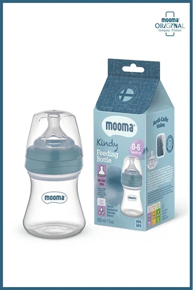 Mooma Kindy Yavaş Akış TP-150 Biberon 150 ml ürün görseli 1