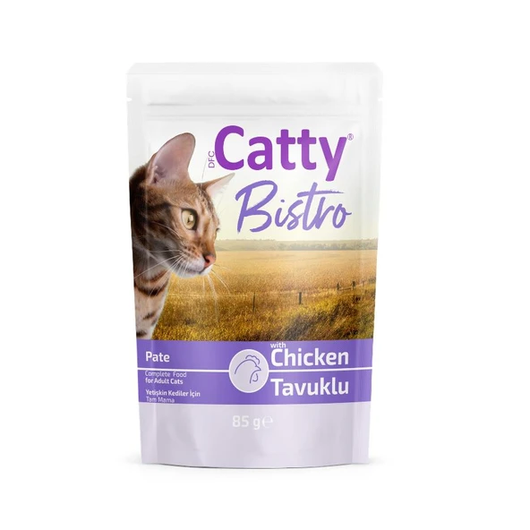 Catty Bistro Tavuklu Yetişkin Kedi Konservesi 85 Gr ürün görseli 1