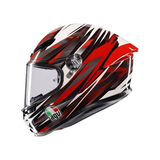 AGV KASK K6 S REEVAL WHİTE RED GREY KAPALI KASK ürün görseli 1