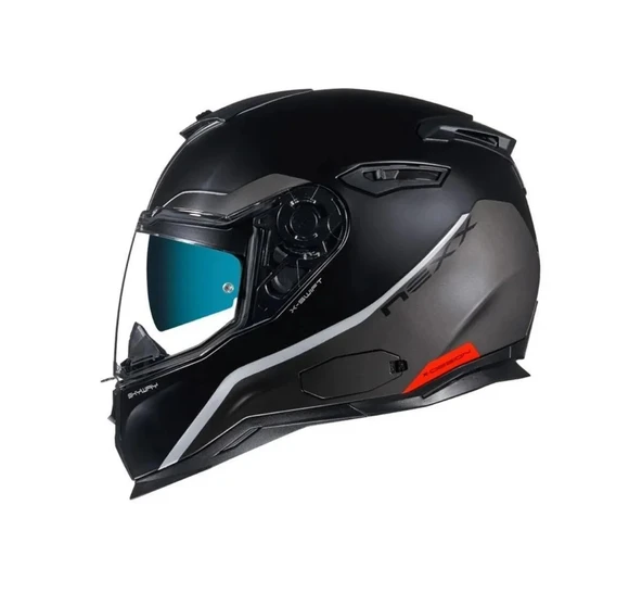 NEXX SX.100 SKYWAY BLACK GREY MAT KASK ürün görseli 1