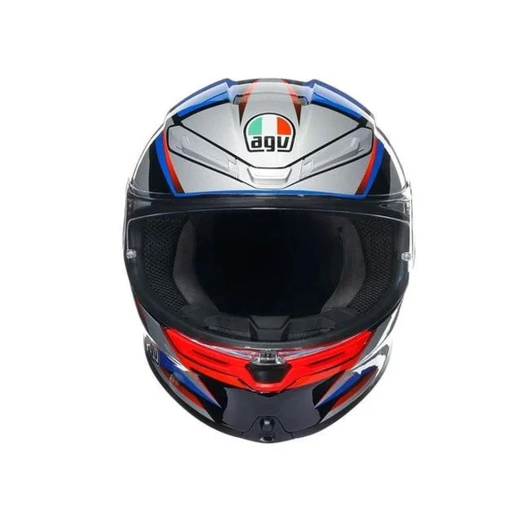 AGV K6 S SLASHCUT BLACK BLUE RED - Resim 5