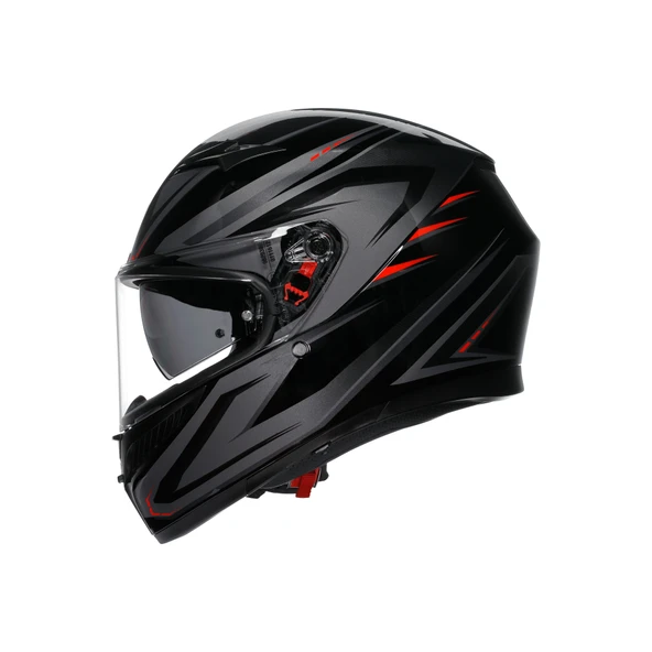 AGV K3 SYTH BLACK RED KAPALI KASK ürün görseli 1