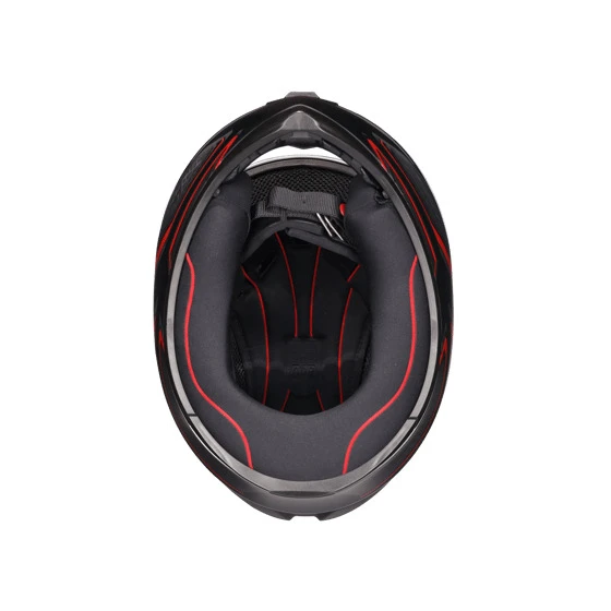 AGV KASK K1 S SLING MATT BLACK RED KASK - Resim 7