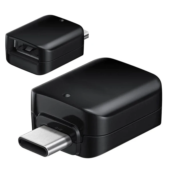 Powermaster PM-6511 USB to Type-C OTG Çevirici Dönüştürücü Adaptör - Siyah ürün görseli 1