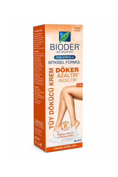 Bioder Tüy Dökücü Krem Hassas Ciltler 40 ml ürün görseli 1