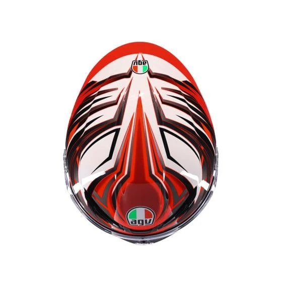 AGV KASK K6 S REEVAL WHİTE RED GREY KAPALI KASK - Resim 6