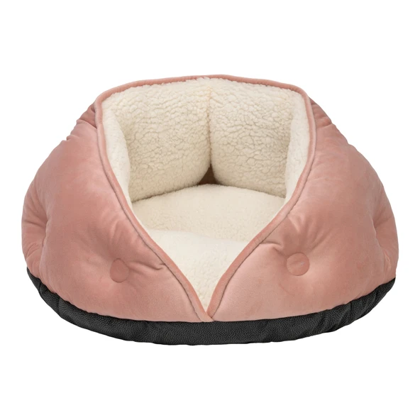 Pet Comfort Paris Kedi ve Köpek Yatağı Pudra Pembe 50cm ürün görseli 1
