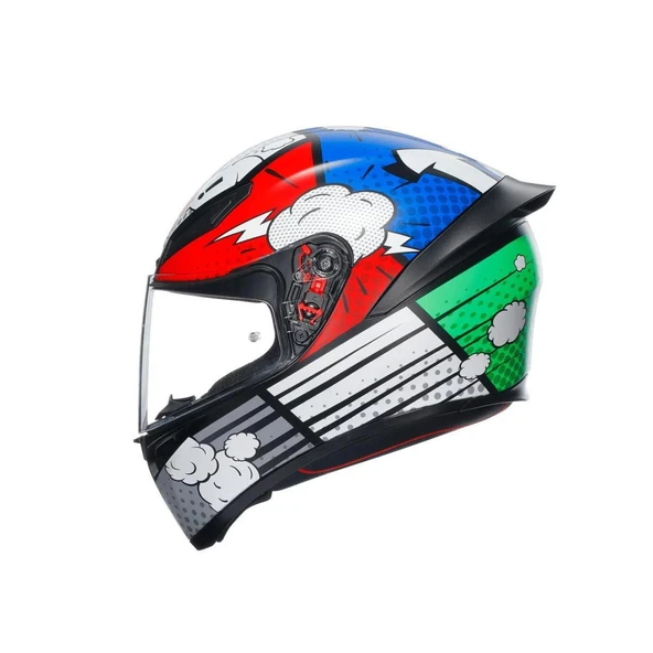 AGV KASK K1 S BANG MAT ITALY BLUE ürün görseli 1
