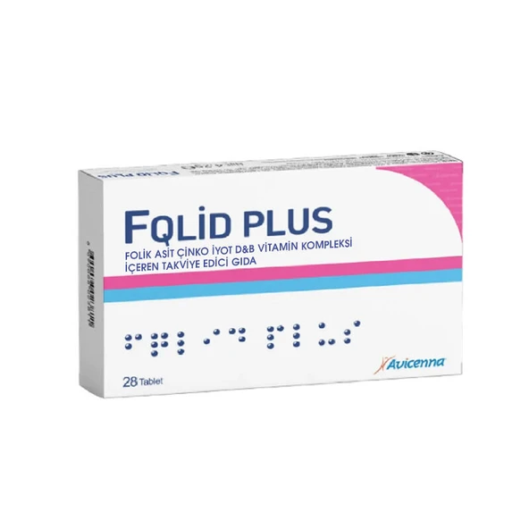 Avicenna Fqlid Plus Takviye Edici Gıda 28 Tablet ürün görseli 1