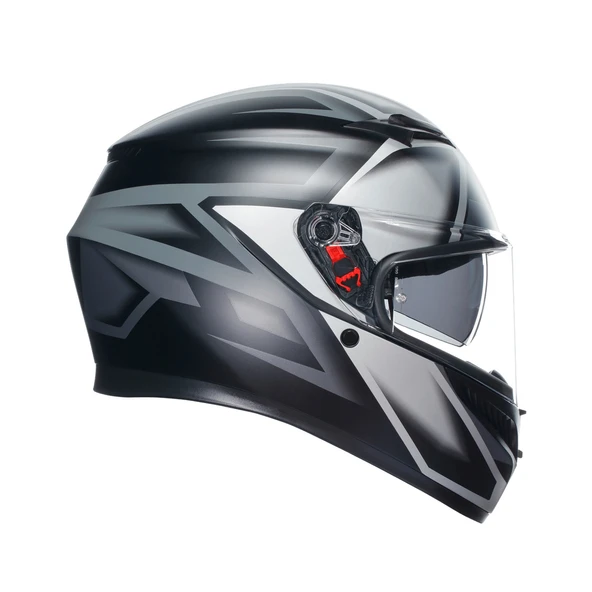 AGV KASK K3 COMPOUND MAT BLACK GREY ürün görseli 1