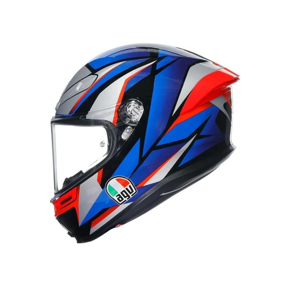 AGV K6 S SLASHCUT BLACK BLUE RED ürün görseli 1