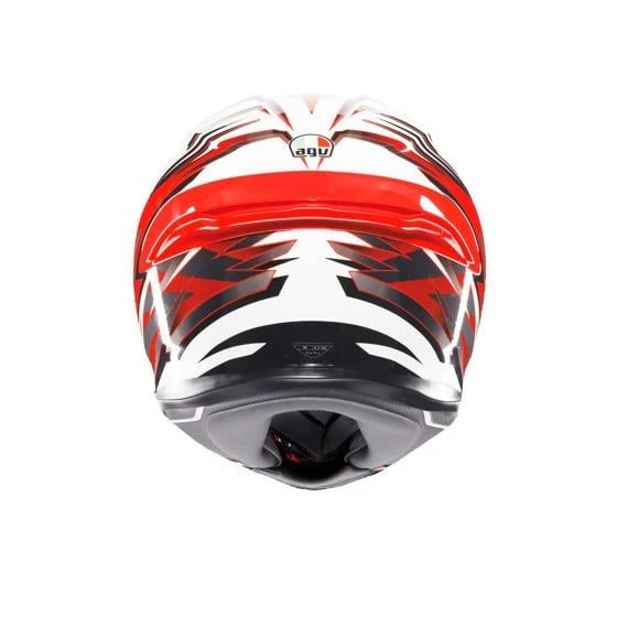 AGV KASK K6 S REEVAL WHİTE RED GREY KAPALI KASK - Resim 7