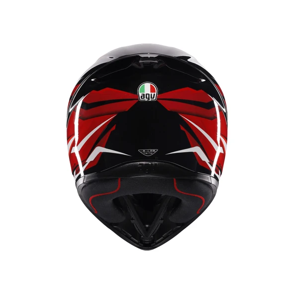 AGV K1 S LION BLACK  RED  WHİTE CONFİGURATİON KASK - Resim 7