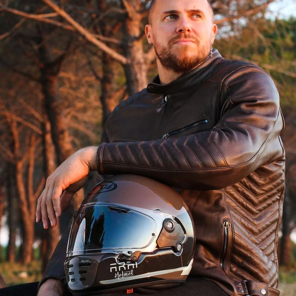 ARAI KASK CONCEPT-XE REACT BROWN - Resim 4