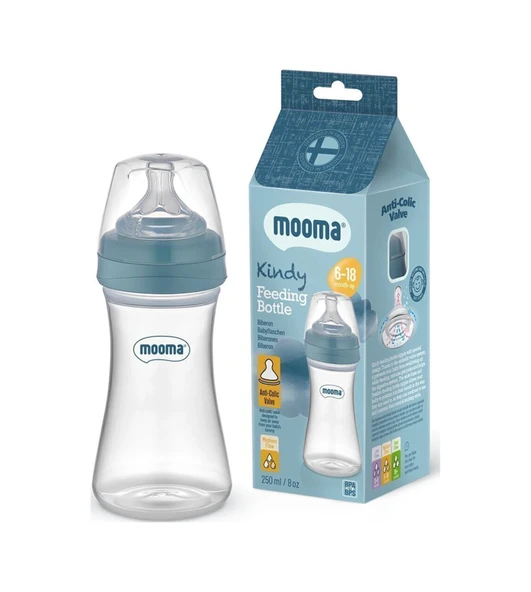 Mooma Kindy Orta Akış TP-250 Biberon 250 ml ürün görseli 1